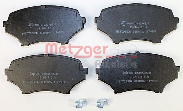 METZGER 1170589 Bremsbelagsatz, Scheibenbremse